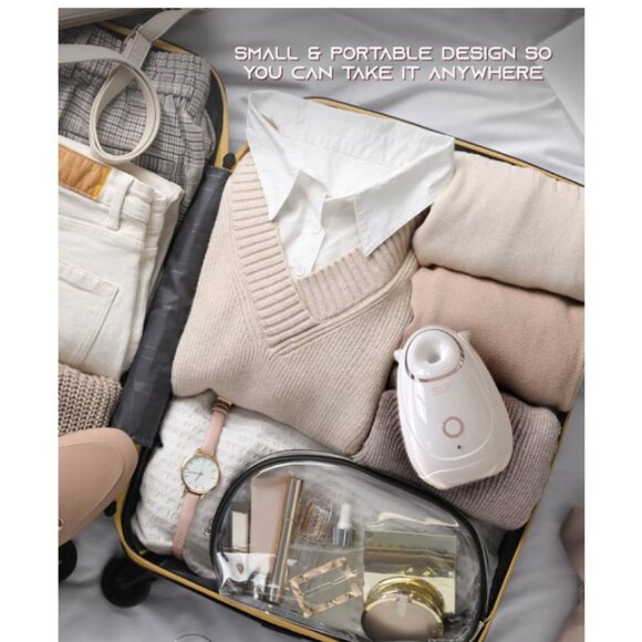 SLF Nano Mist Facial Steamer, Portable Mini Face Steamer, White - Picture 5 of 7